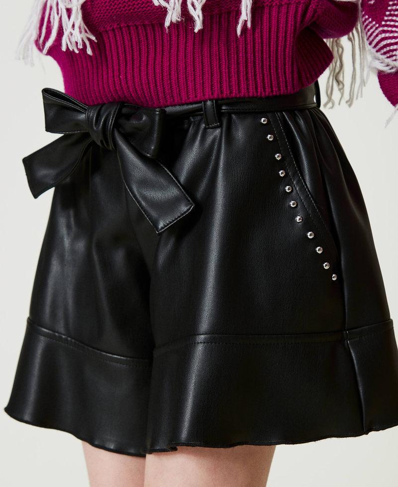 Scee by twin set Shorts flare con borchie Pezzi Unici