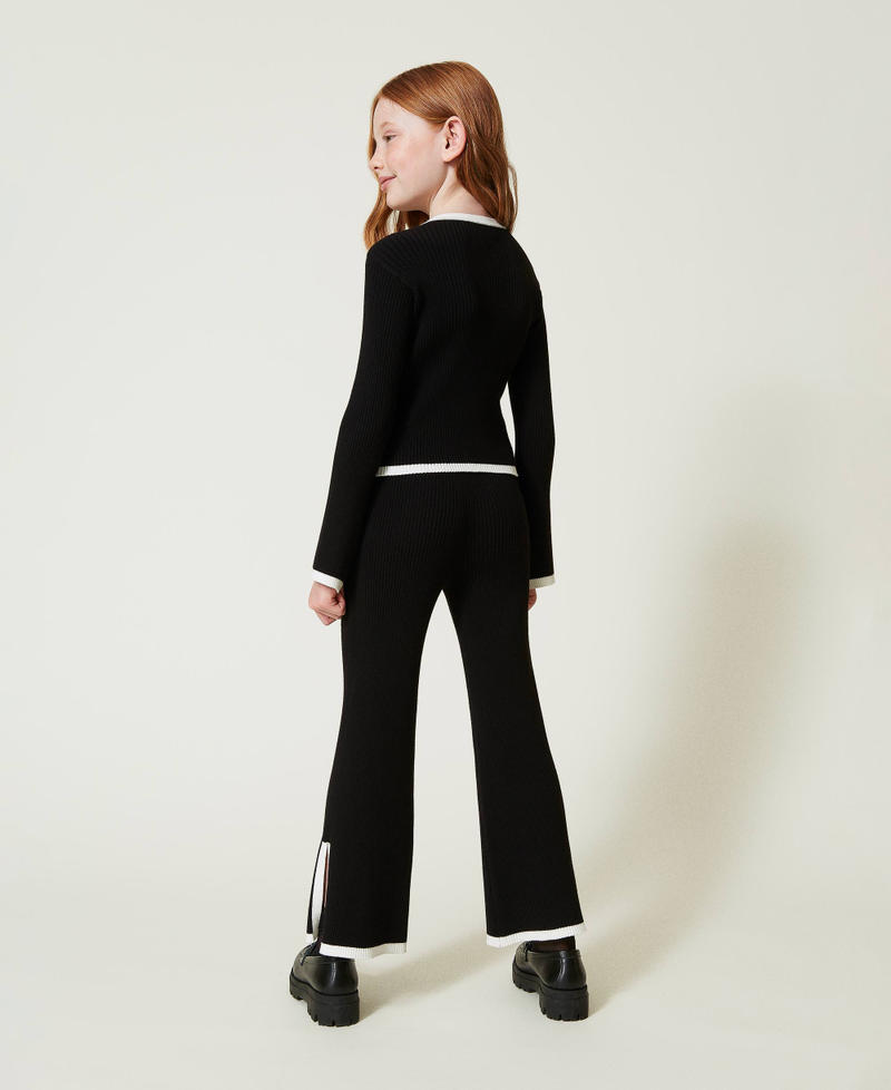 Scee by twin set Maglia e pantaloni ampi a costine Convenienza