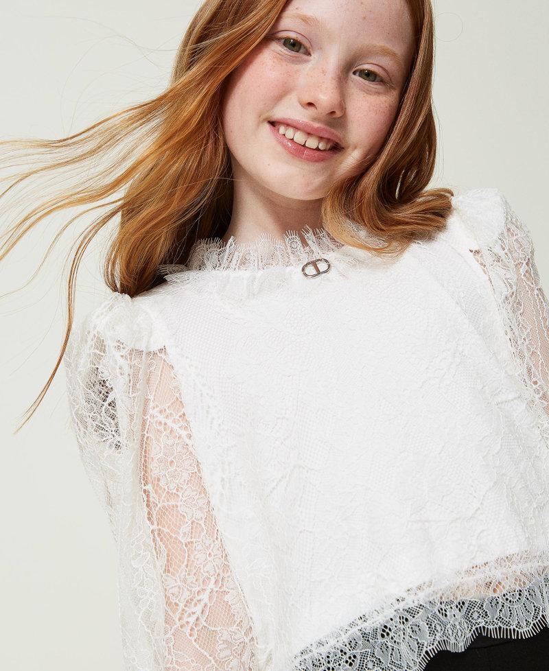 Scee by twin set Blusa in pizzo Valenciennes Offerte