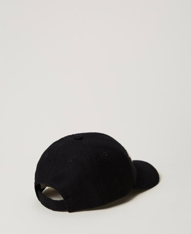 Scee by twin set Cappello da baseball in panno con logo Vendita Economica