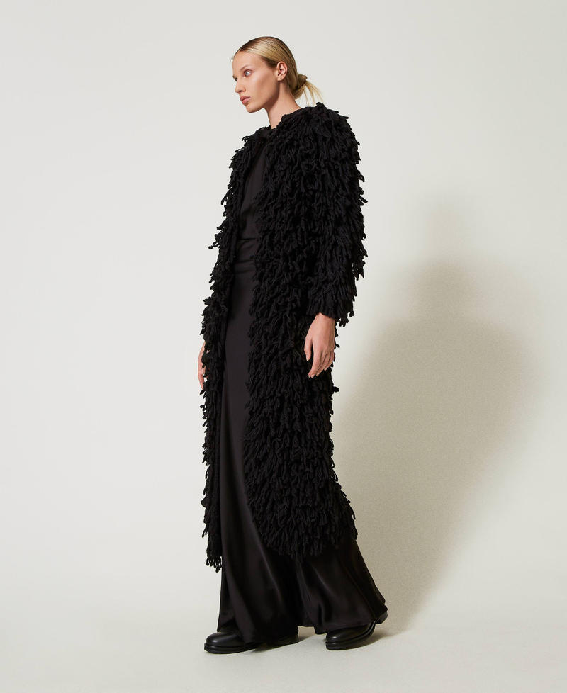 Scee by twin set Cappotto 'Elizabeth' in maglia bouclé 2025