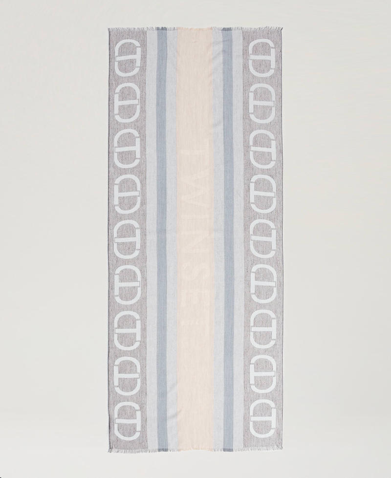 Scee by twin set Stola jacquard con Oval T Novità