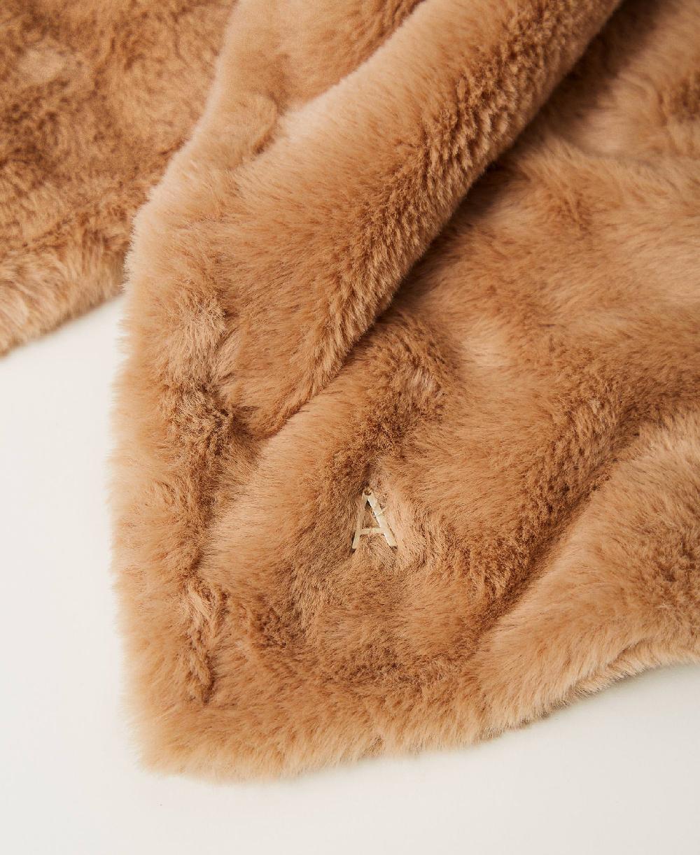 Scee by twin set Sciarpa in faux fur Nuova