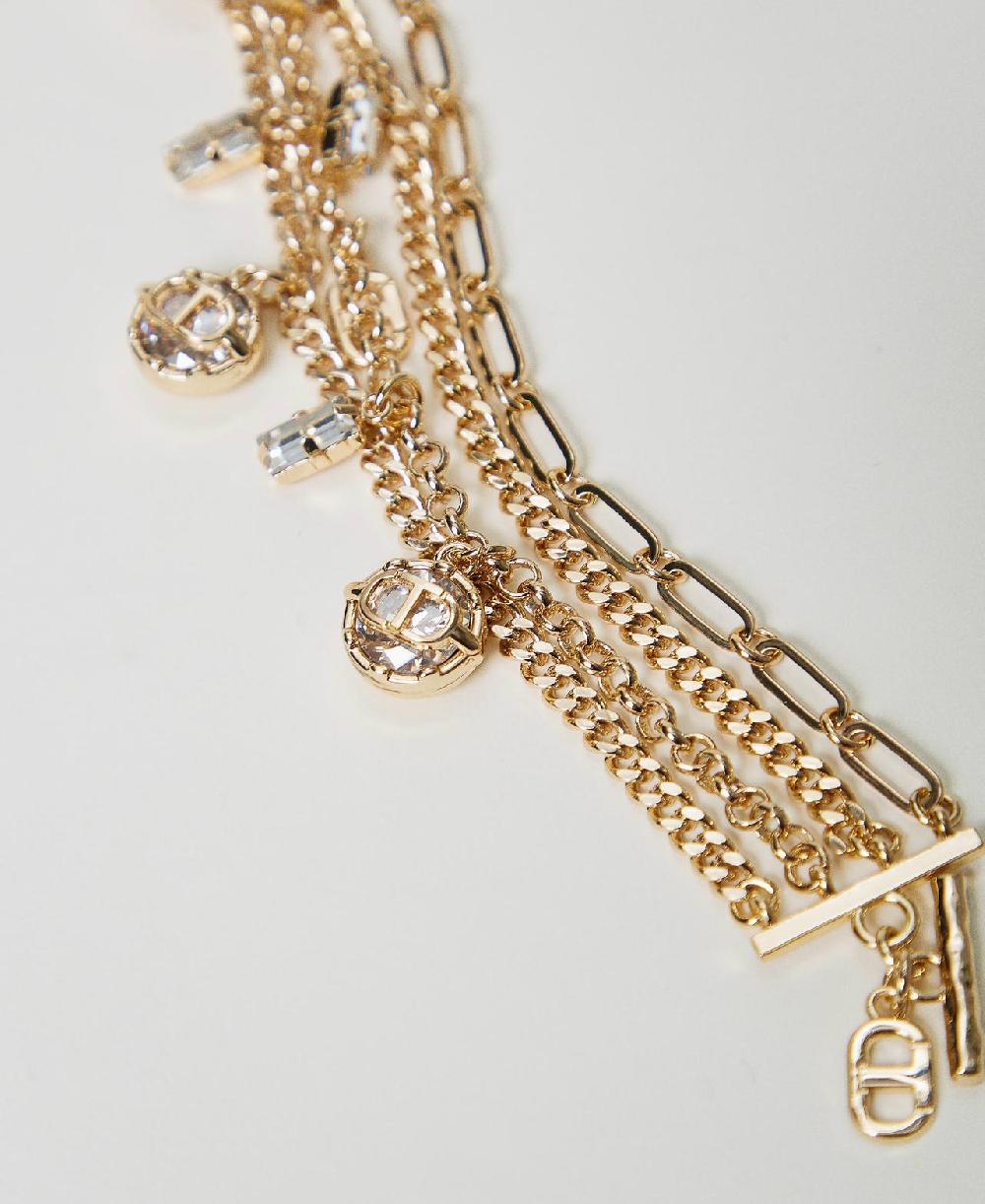 Scee by twin set Bracciale multifilo con pendenti Negozio online di fabbrica