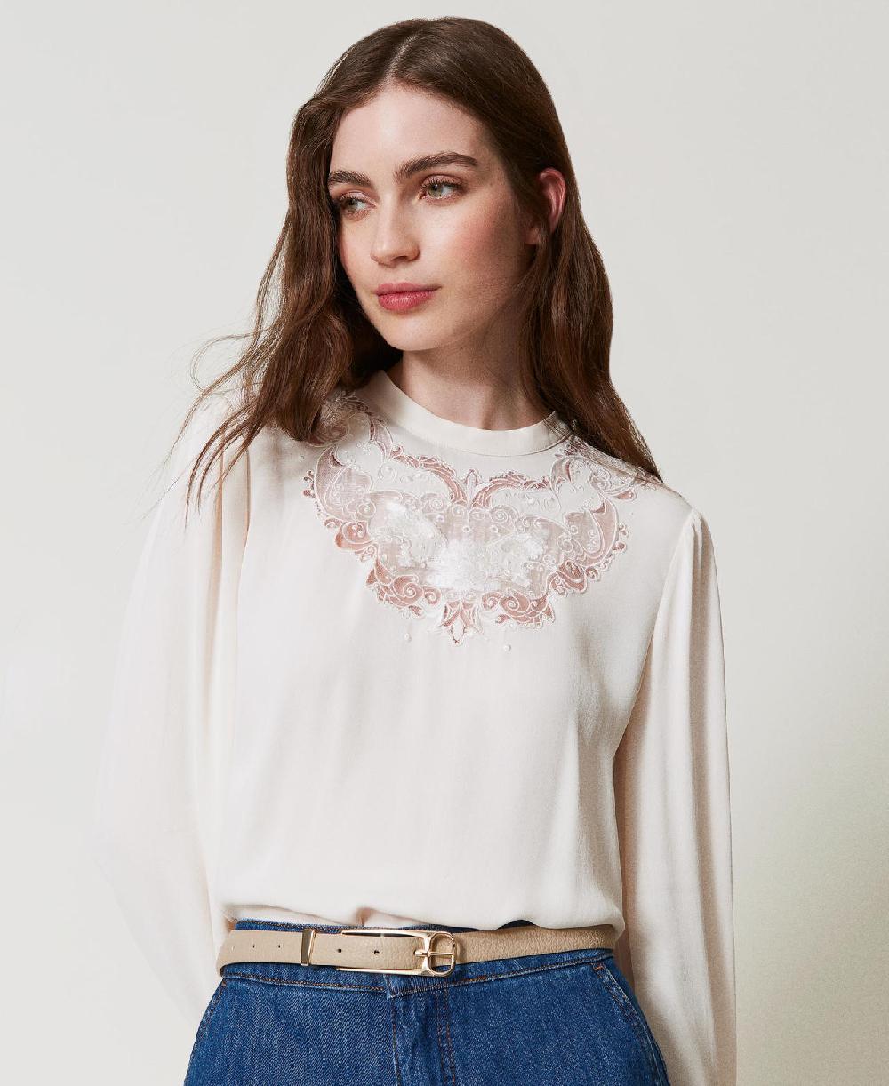 Scee by twin set Cintura con fibbia rettangolare Shopping online