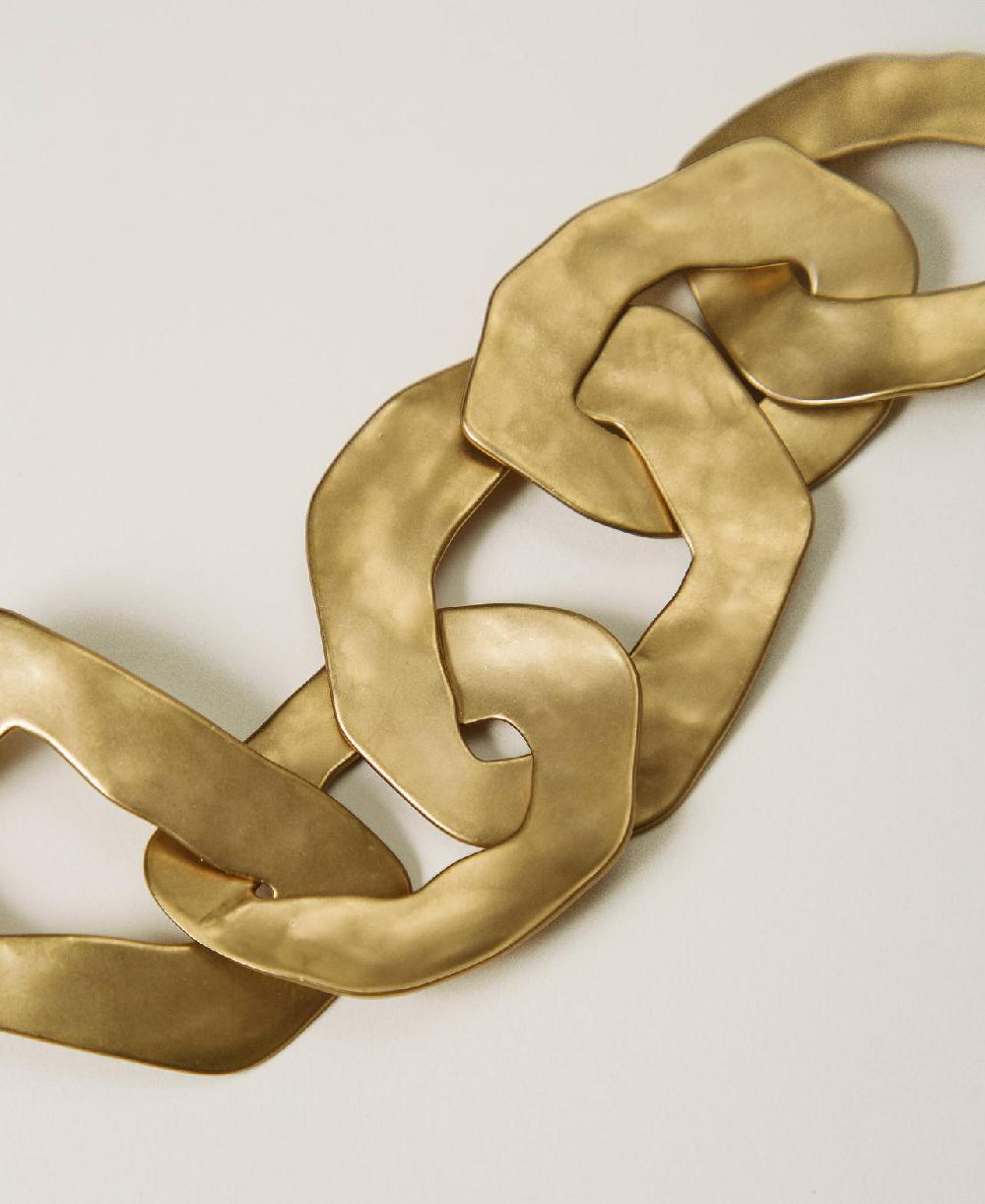 Scee by twin set Bracciale in catena di metallo Offerta natalizia