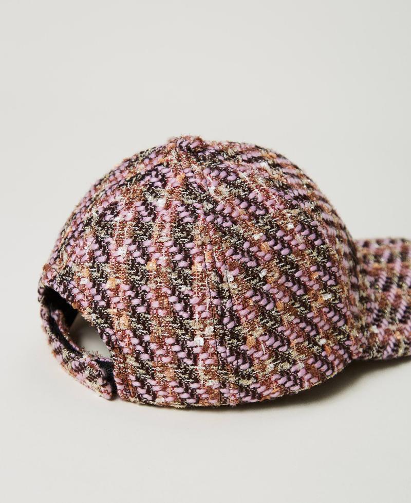 Scee by twin set Cappello da baseball in bouclé Offerta temporanea