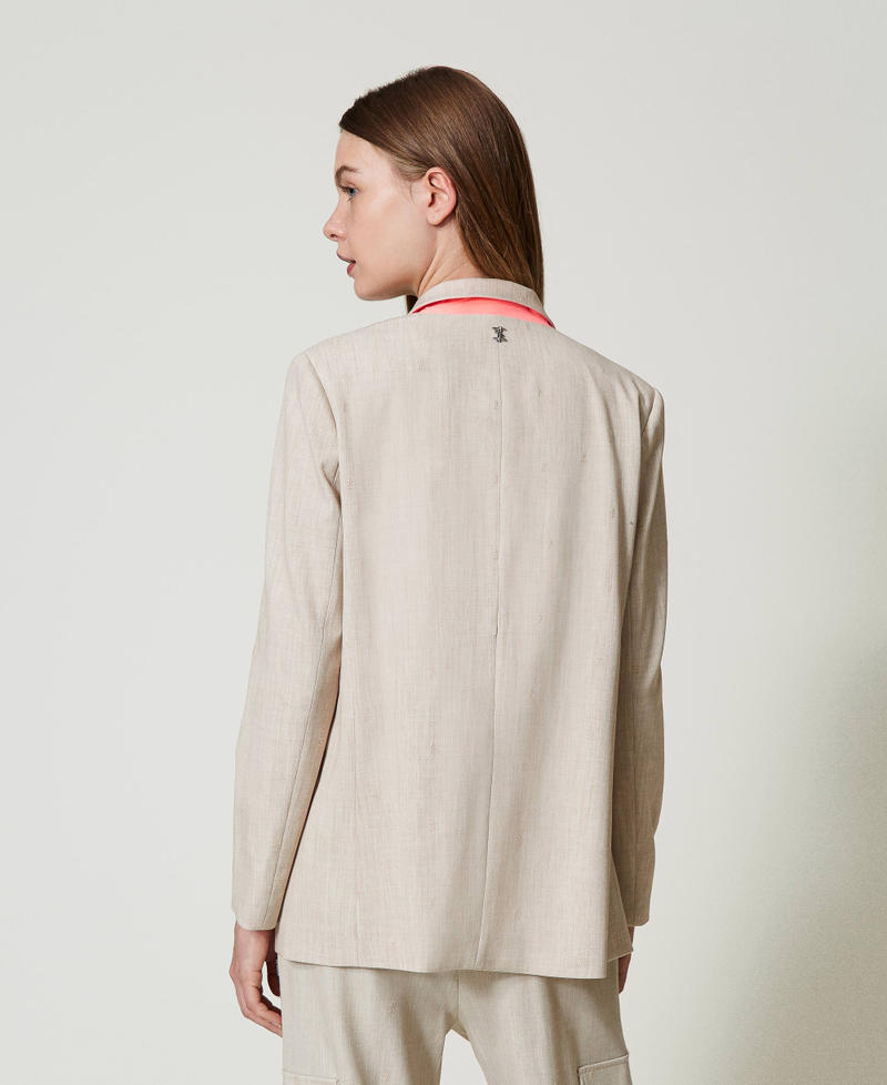 Scee by twin set Giacca blazer MYFO con ricamo Liquidazione