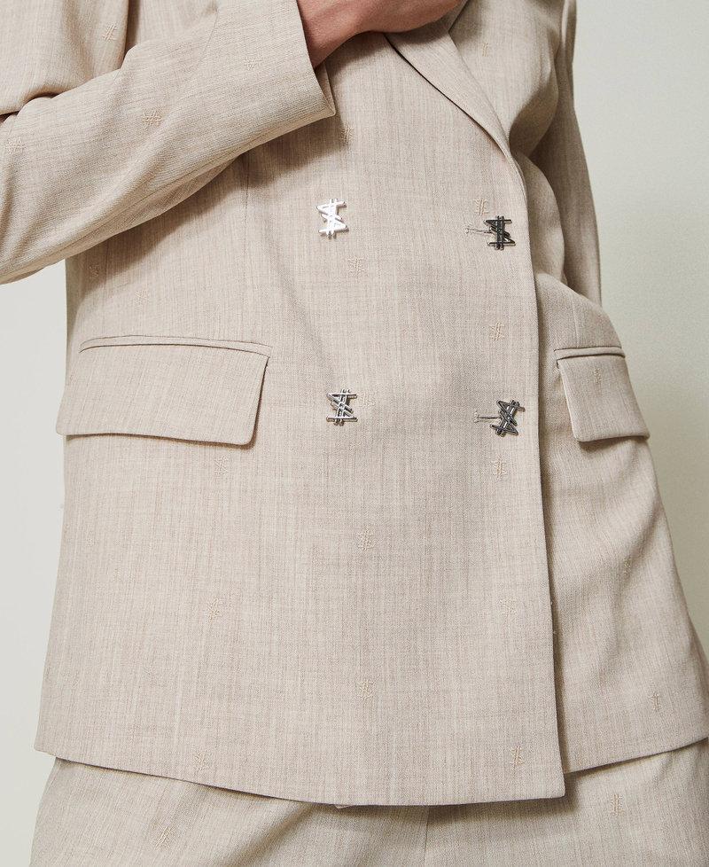 Scee by twin set Giacca blazer MYFO con ricamo Liquidazione