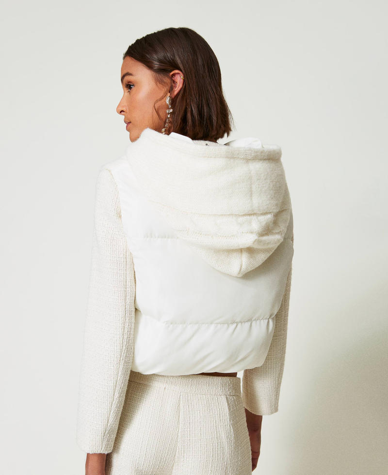 Scee by twin set Gilet imbottito con trecce Offerte speciali