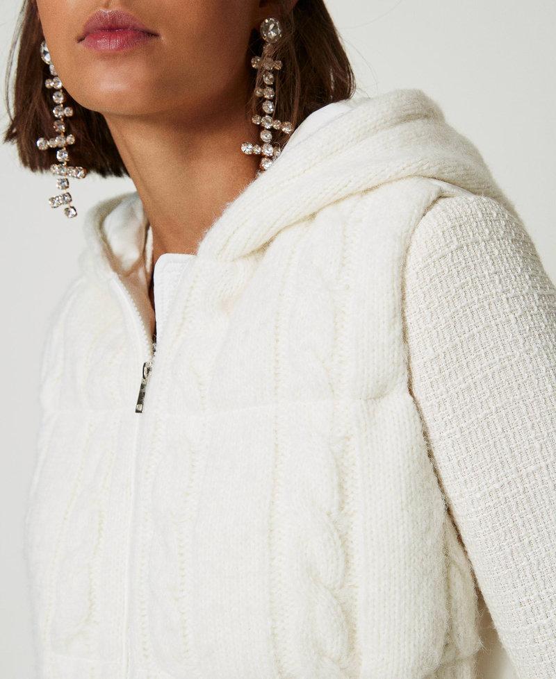 Scee by twin set Gilet imbottito con trecce Offerte speciali