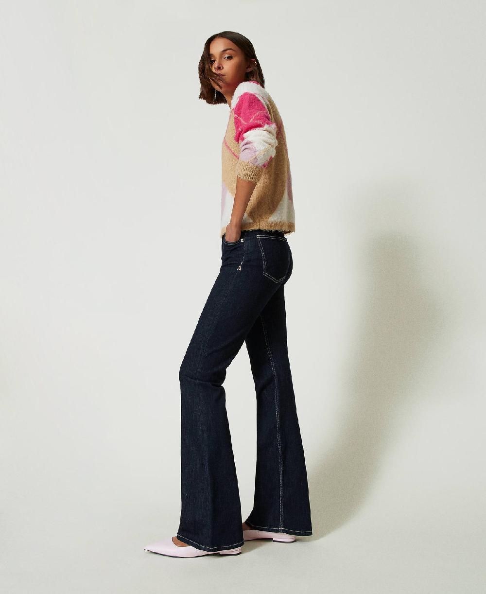 Scee by twin set Jeans flare cinque tasche Enormi risparmi