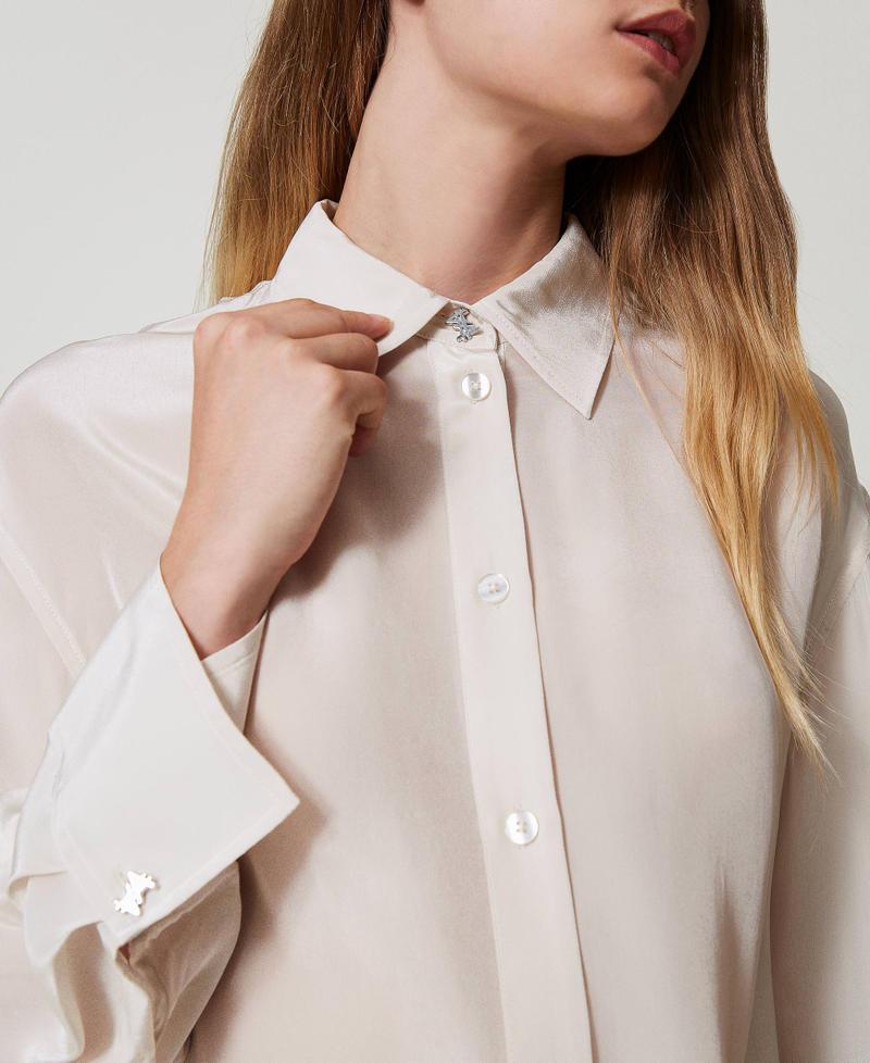 Scee by twin set Camicia MYFO in satin Fino al 55% di sconto
