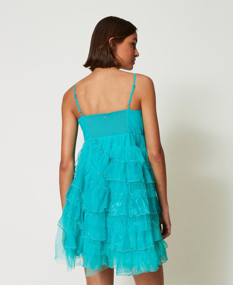 Scee by twin set Abito corto in tulle e organza Discount Store per i nuovi prodotti