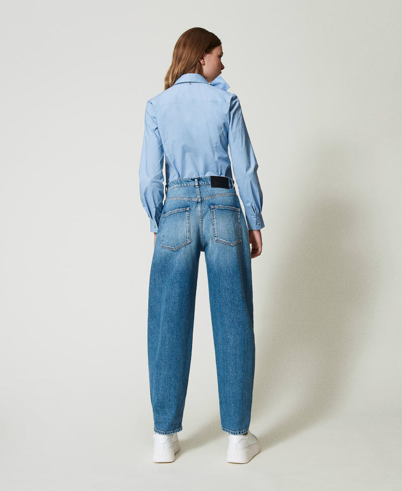 Scee by twin set Jeans carrot fit cinque tasche Black Friday Prezzi