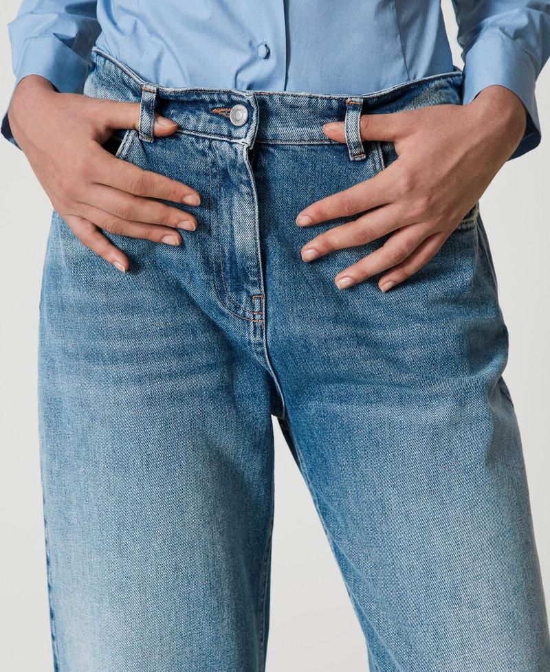 Scee by twin set Jeans carrot fit cinque tasche Black Friday Prezzi