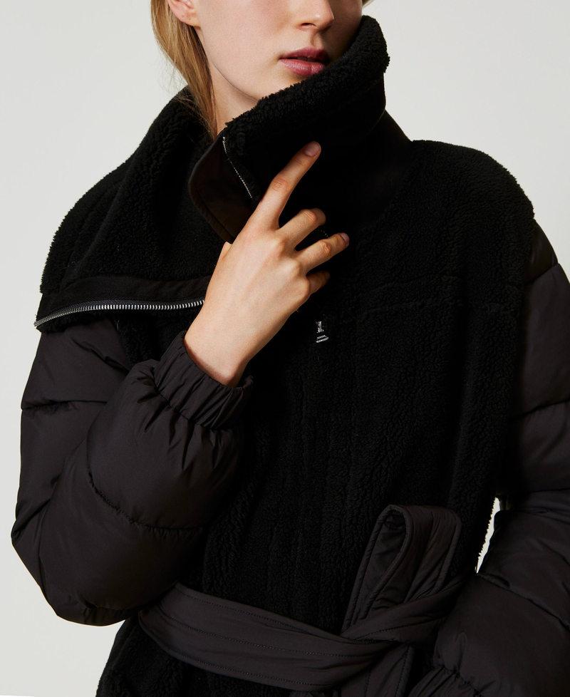 Scee by twin set Cappotto imbottito in faux fur Italia
