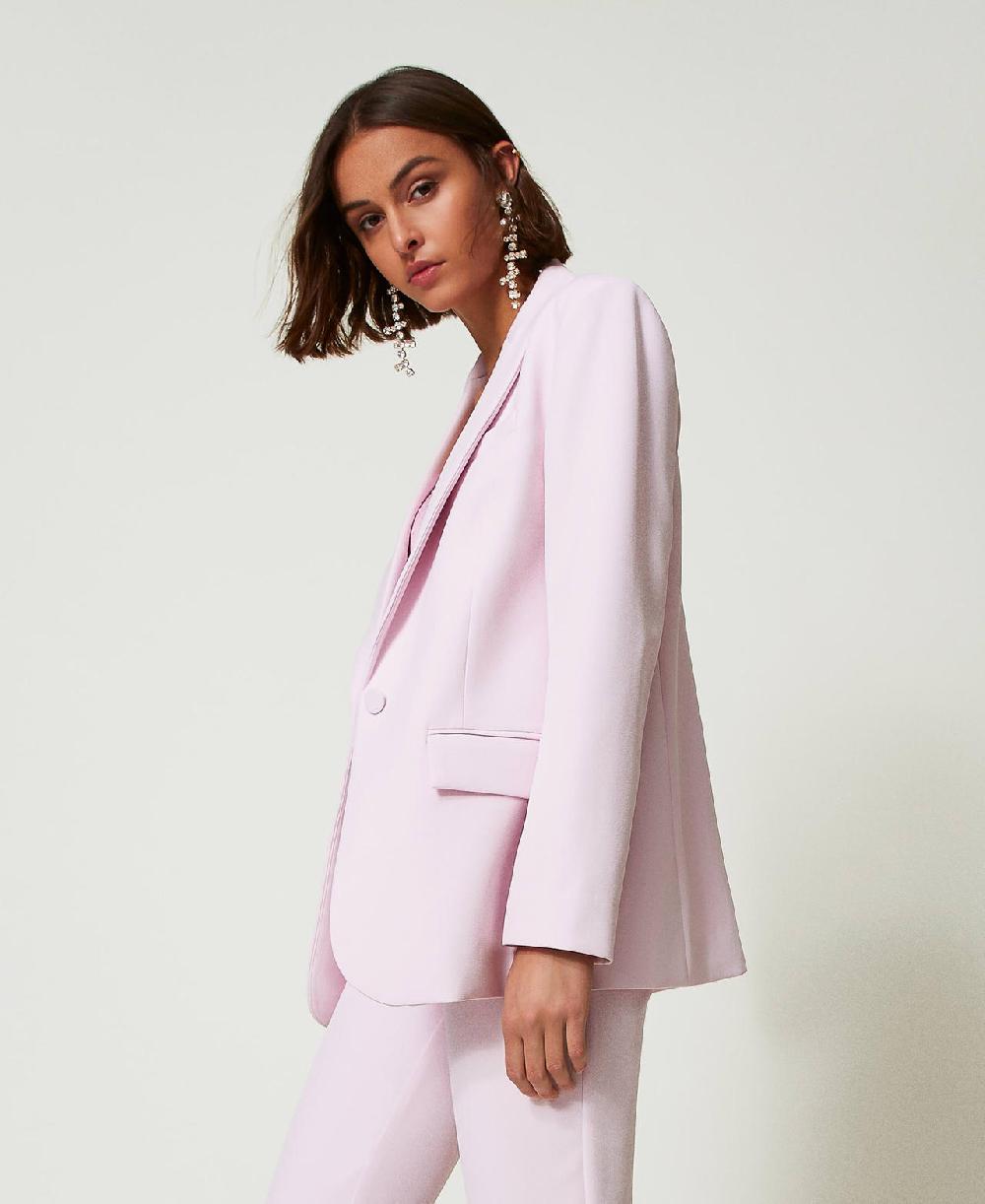 Scee by twin set Giacca blazer in crêpe cady Pezzi Unici