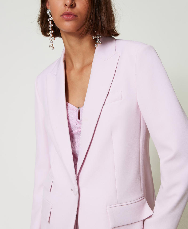 Scee by twin set Giacca blazer in crêpe cady Pezzi Unici