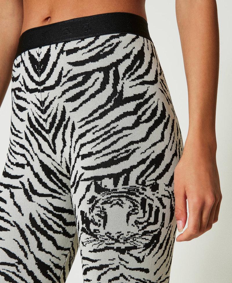 Scee by twin set Leggings MYFO in maglia jacquard Qualità Garantita