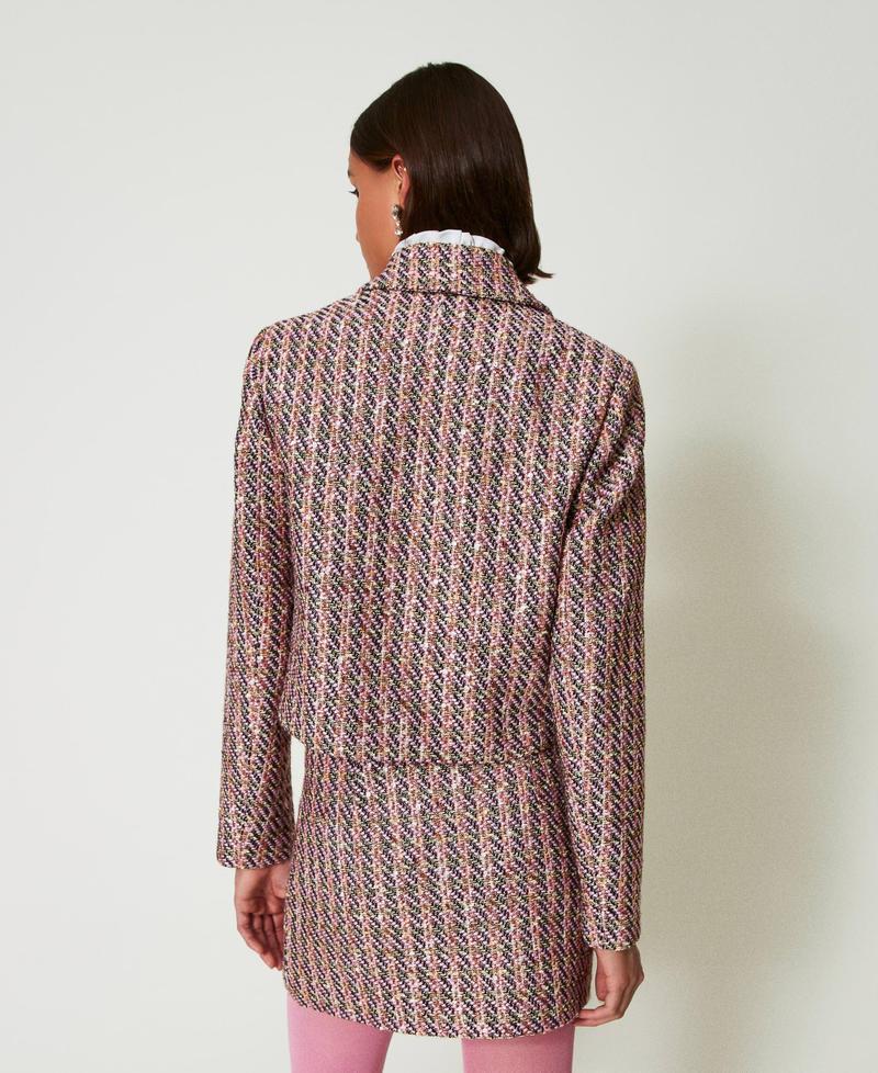Scee by twin set Giacca blazer in bouclé e lurex Saldi