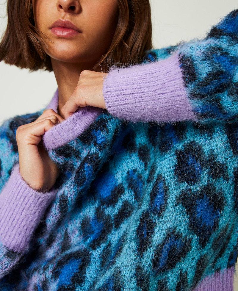 Scee by twin set Maglia boxy MYFO in maglia jacquard Vendita Calda
