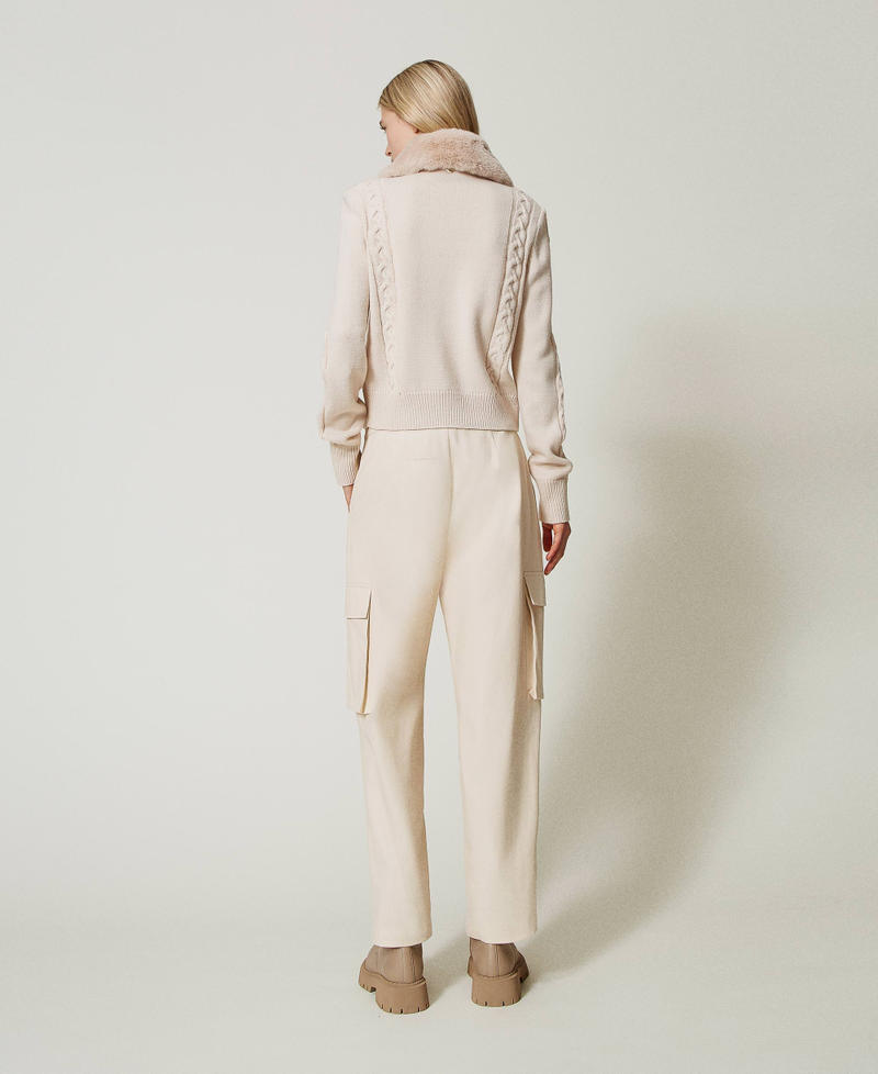 Scee by twin set Pantaloni cargo con tasche asimmetriche Comprare a buon mercato