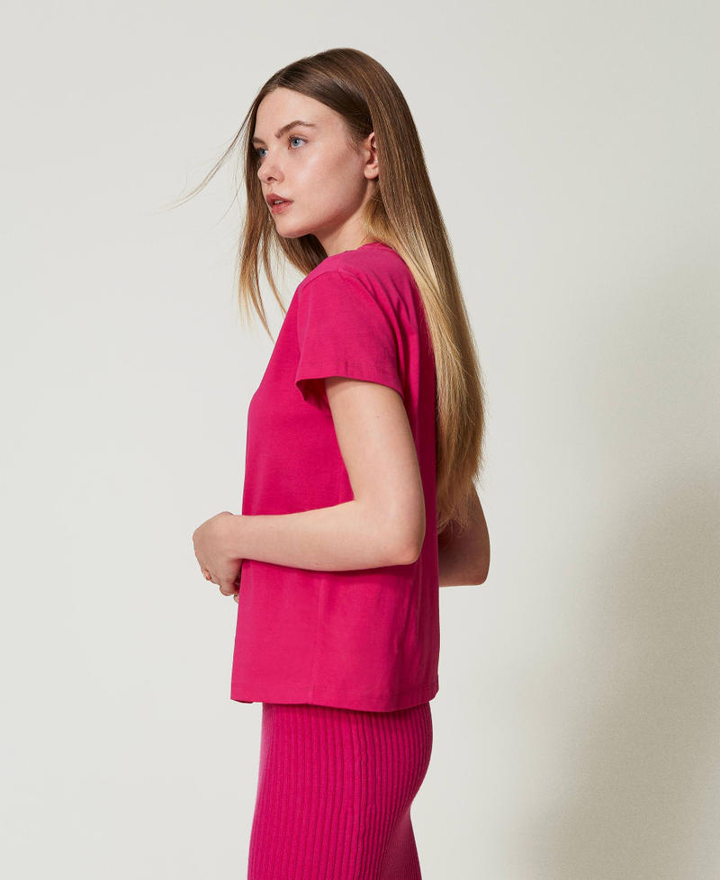 Scee by twin set T-shirt con frange ricamate Black Friday