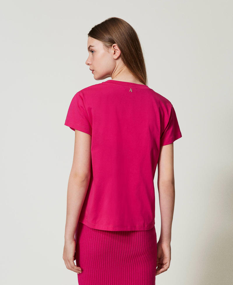 Scee by twin set T-shirt con frange ricamate Black Friday