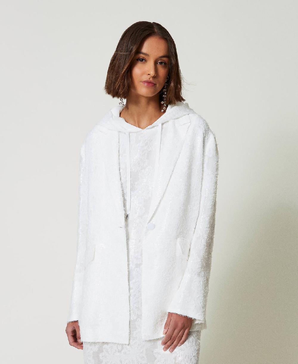 Scee by twin set Giacca blazer in full paillettes Cyber Monday
