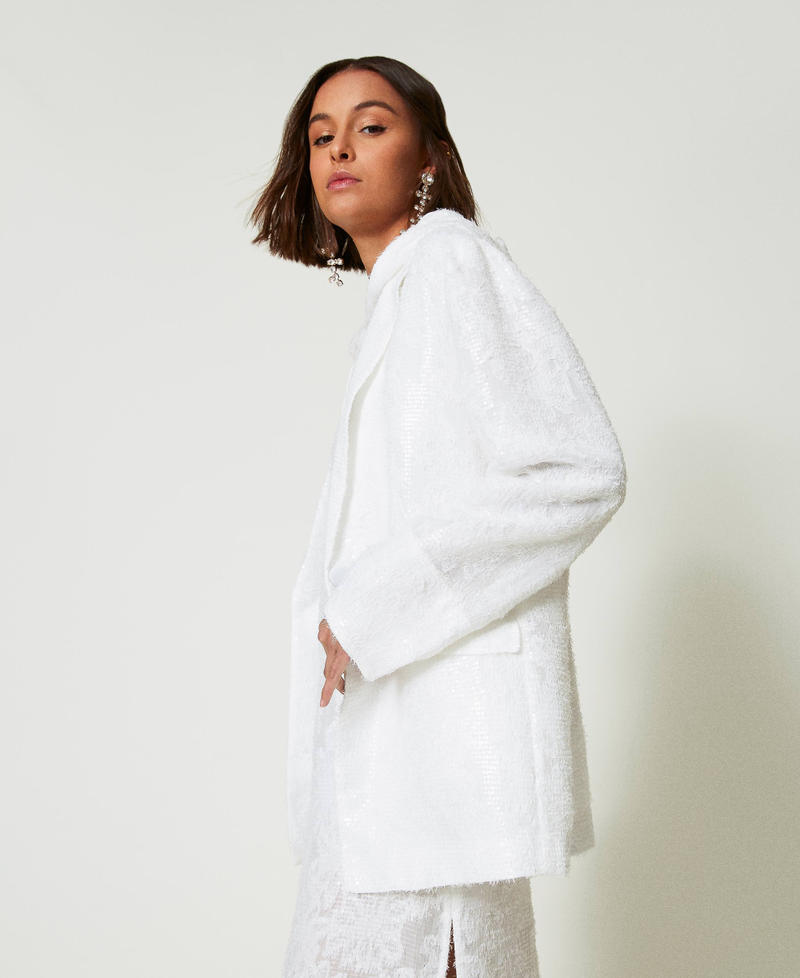 Scee by twin set Giacca blazer in full paillettes Cyber Monday