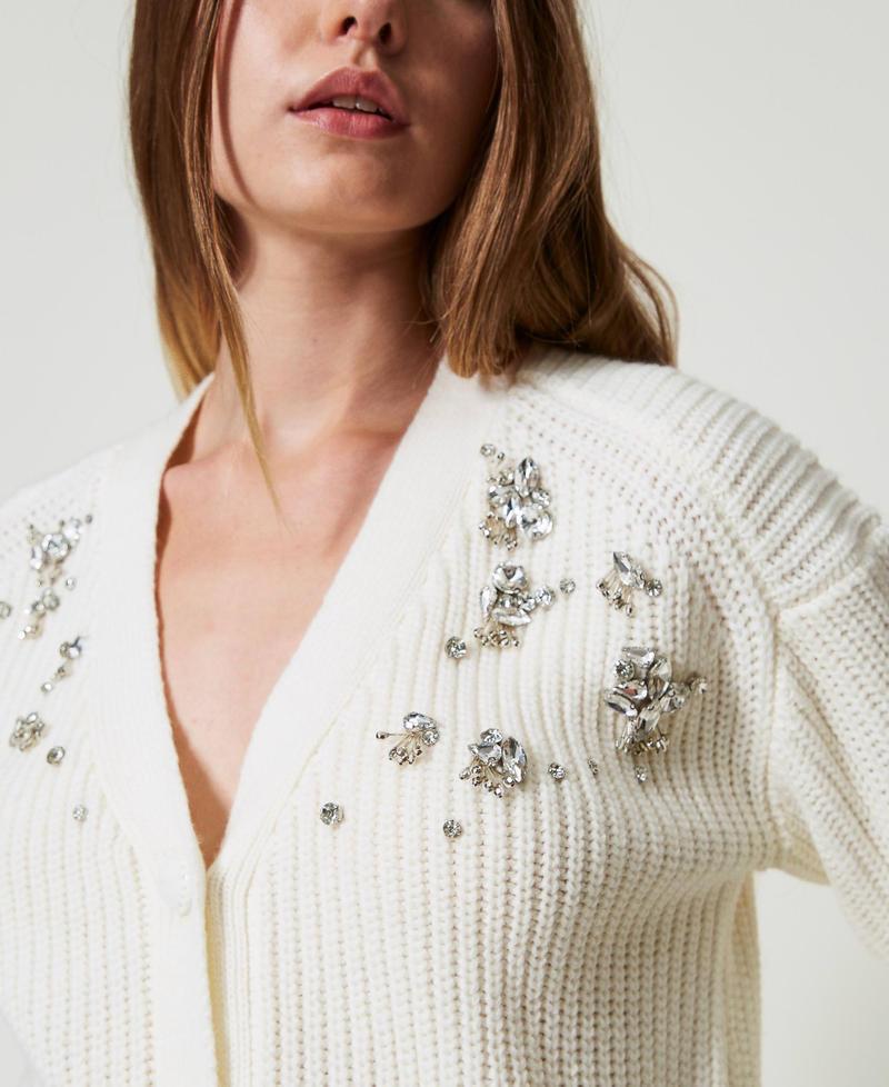 Scee by twin set Cardigan con ricami fatti a mano Offerta Pasqua