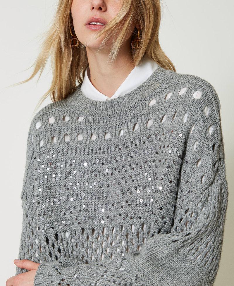 Scee by twin set Maglia in misto lana con paillettes Enormi risparmi