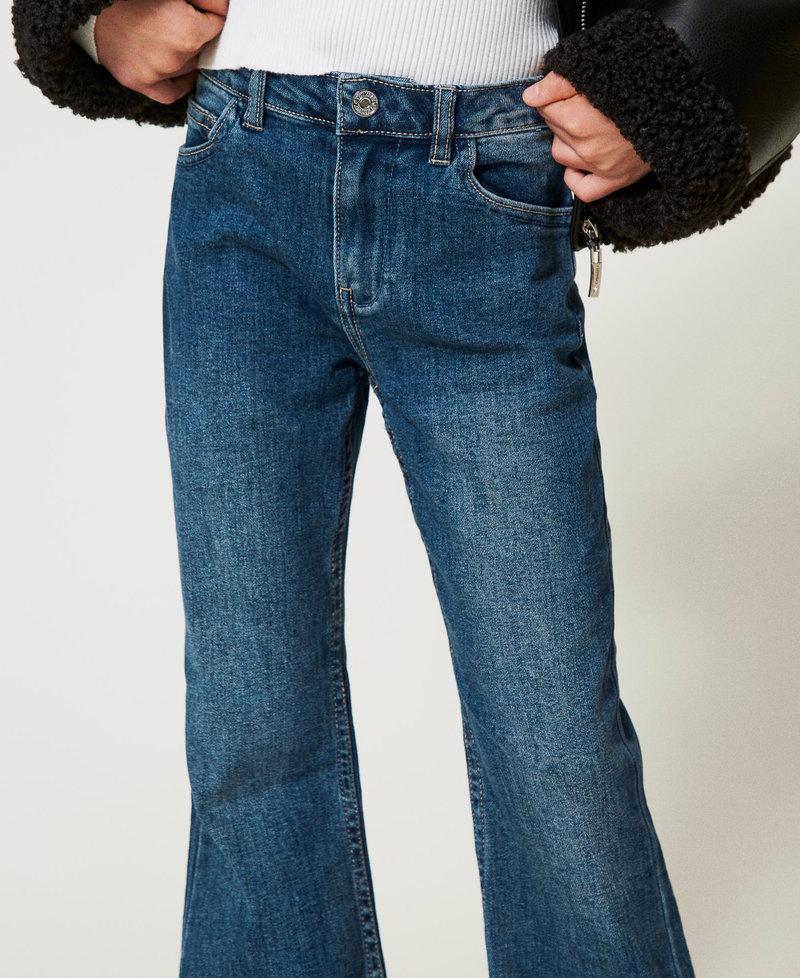 Scee by twin set Jeans bell bottom cinque tasche Offerta speciale della fabbrica
