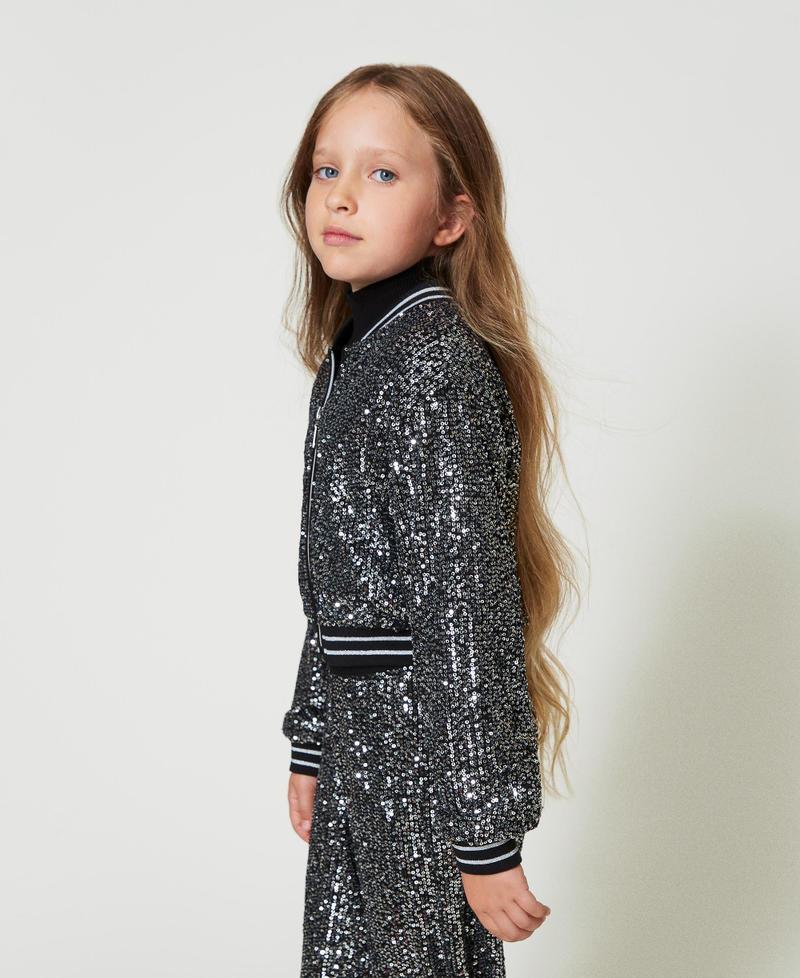 Scee by twin set Bomber in full paillettes Pezzi Unici