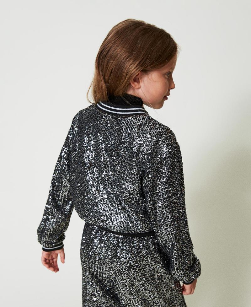 Scee by twin set Bomber in full paillettes Pezzi Unici