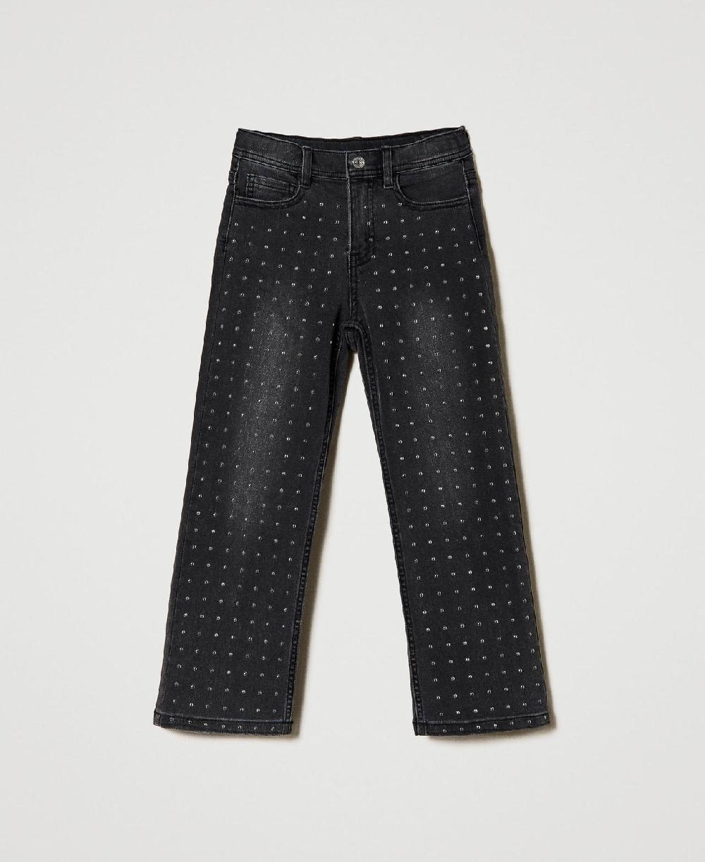 Scee by twin set Jeans cinque tasche con borchie