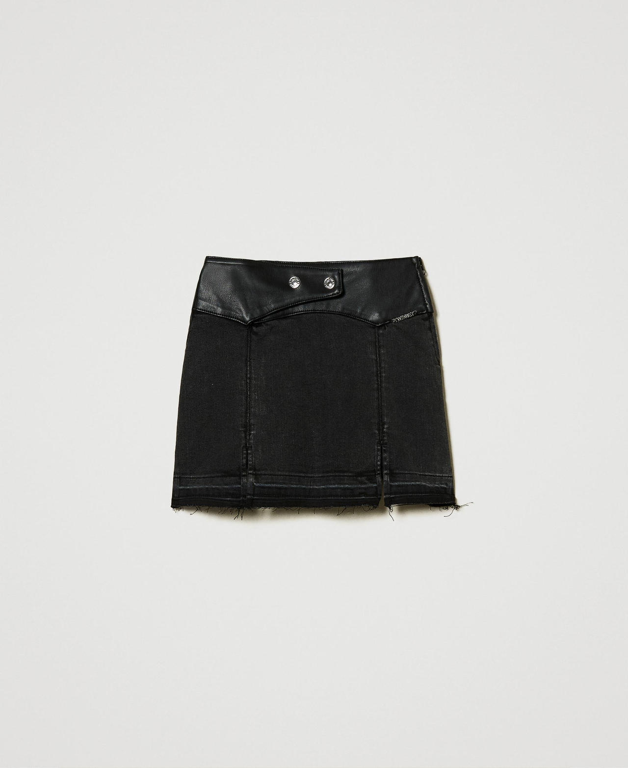 Scee by twin set Minigonna in jeans con spacchi Affare Del Giorno