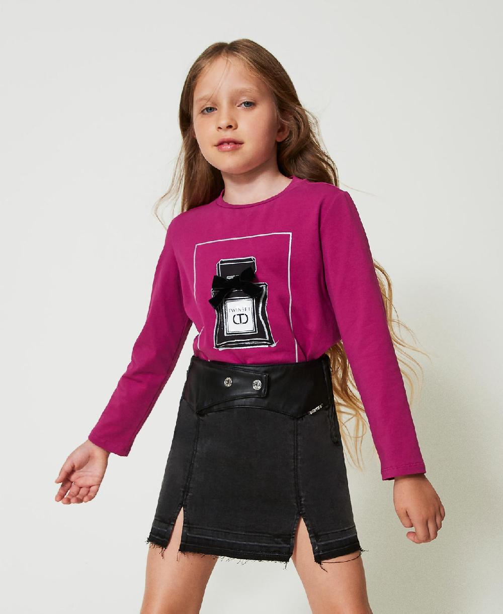 Scee by twin set Minigonna in jeans con spacchi Affare Del Giorno