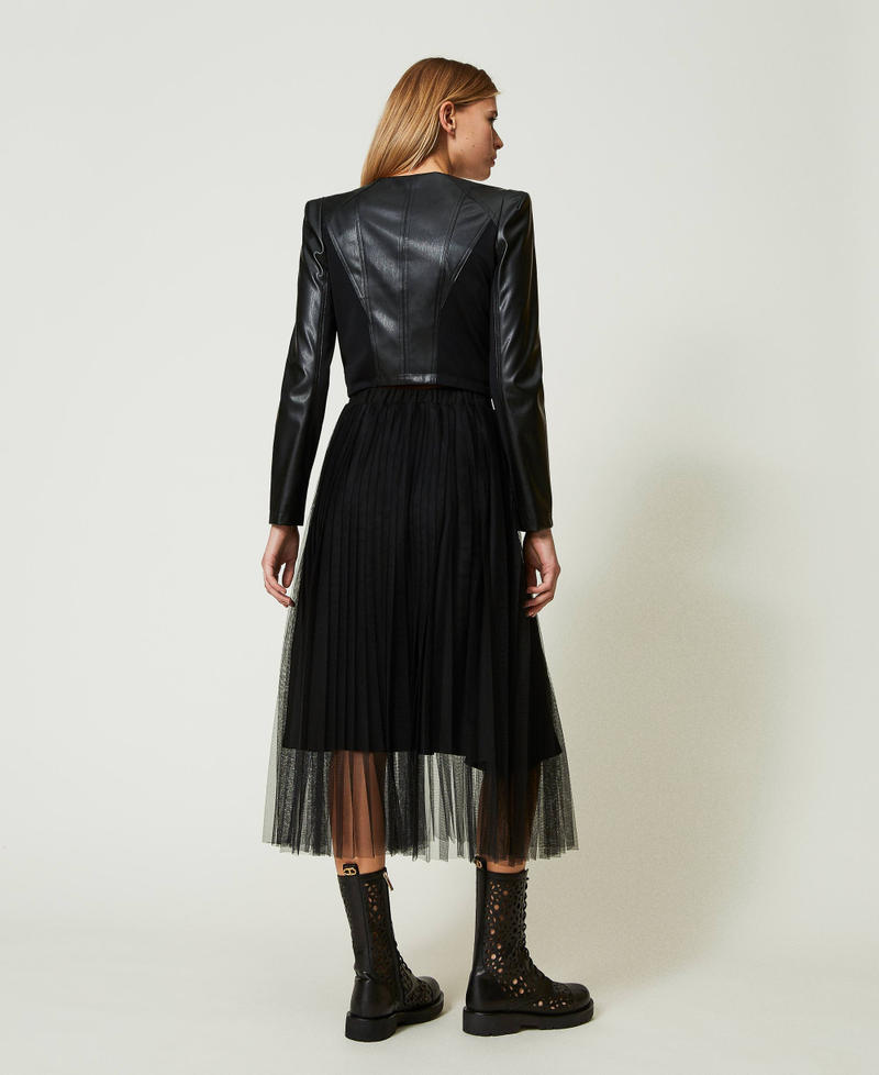 Scee by twin set Gonna longuette in tulle plissé Convenienza