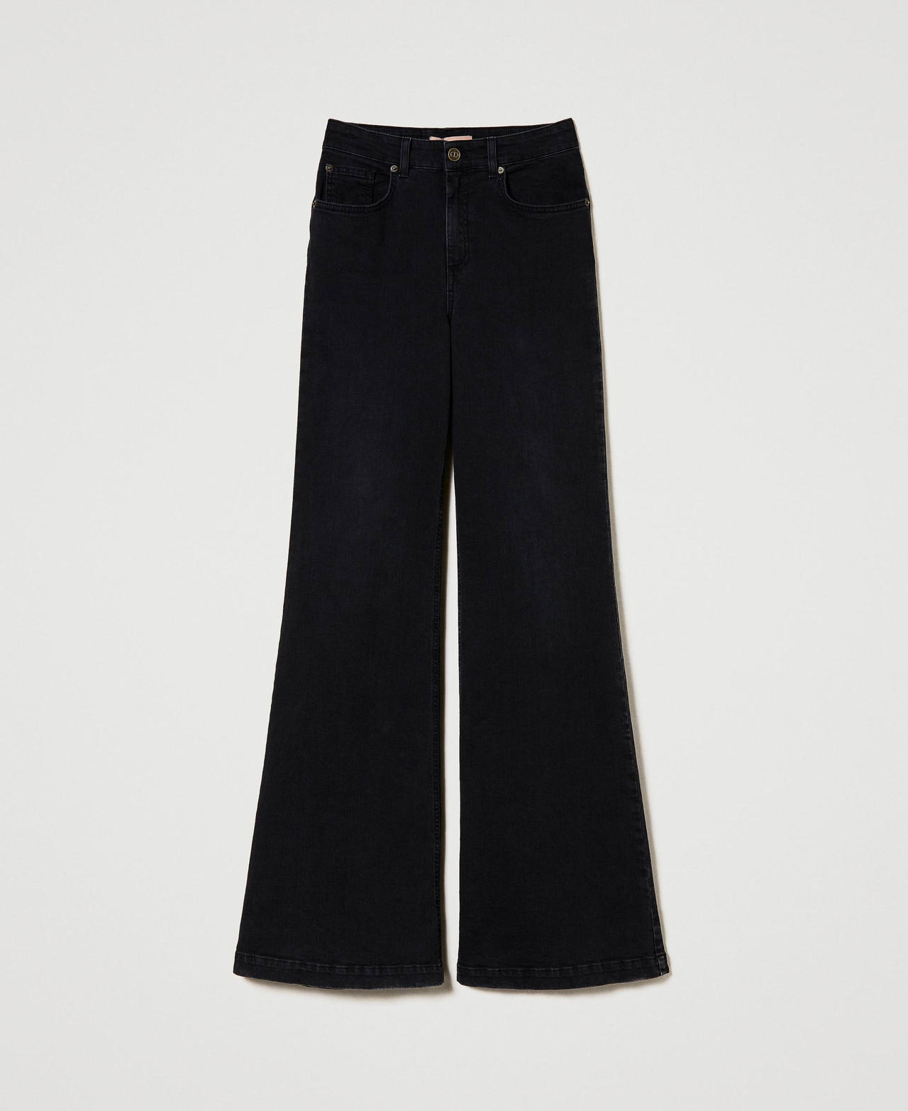 Scee by twin set Jeans flare a vita alta Hotsell