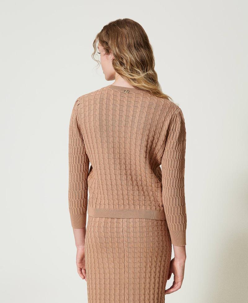 Scee by twin set Maglia con lavorazione mix di punti Vendita Calda