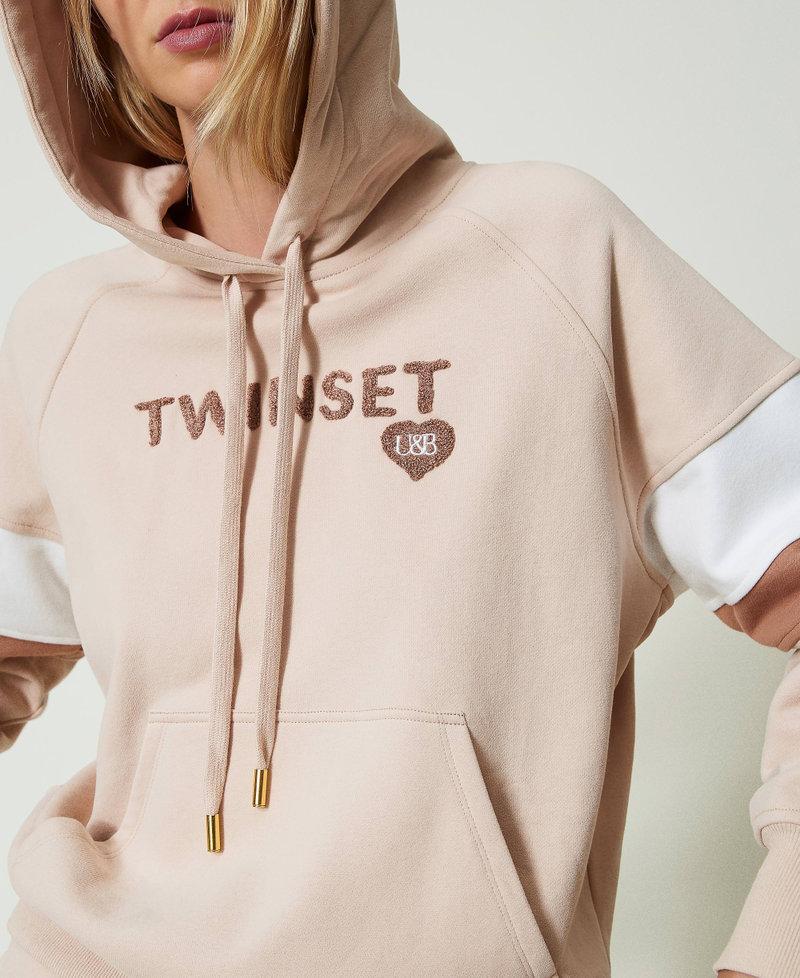 Scee by twin set Felpa con cappuccio e pantaloni a palazzo Sconto di tempo limitato