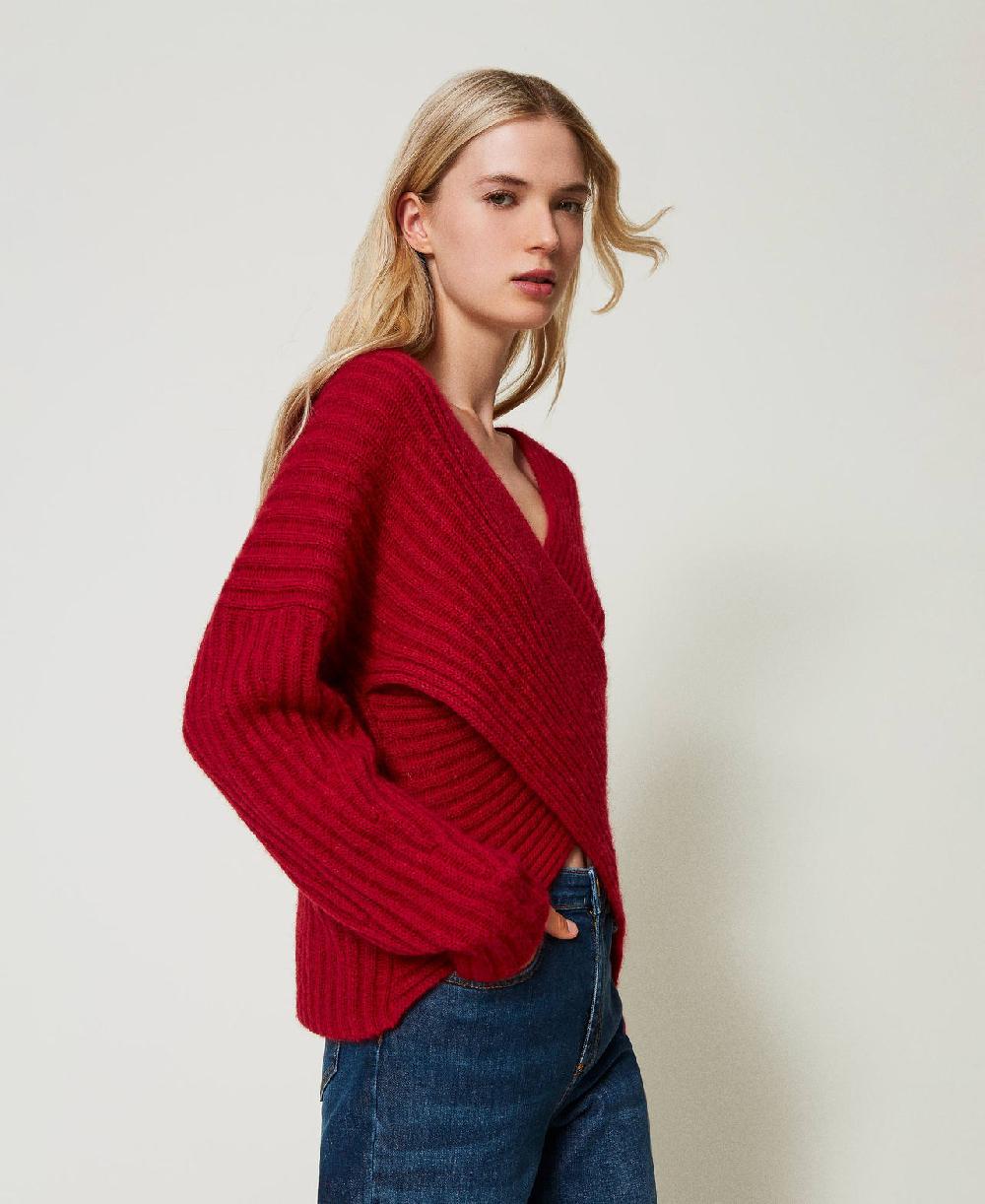 Scee by twin set Maglia doppio uso in misto mohair Offerta per la Festa della Mamma