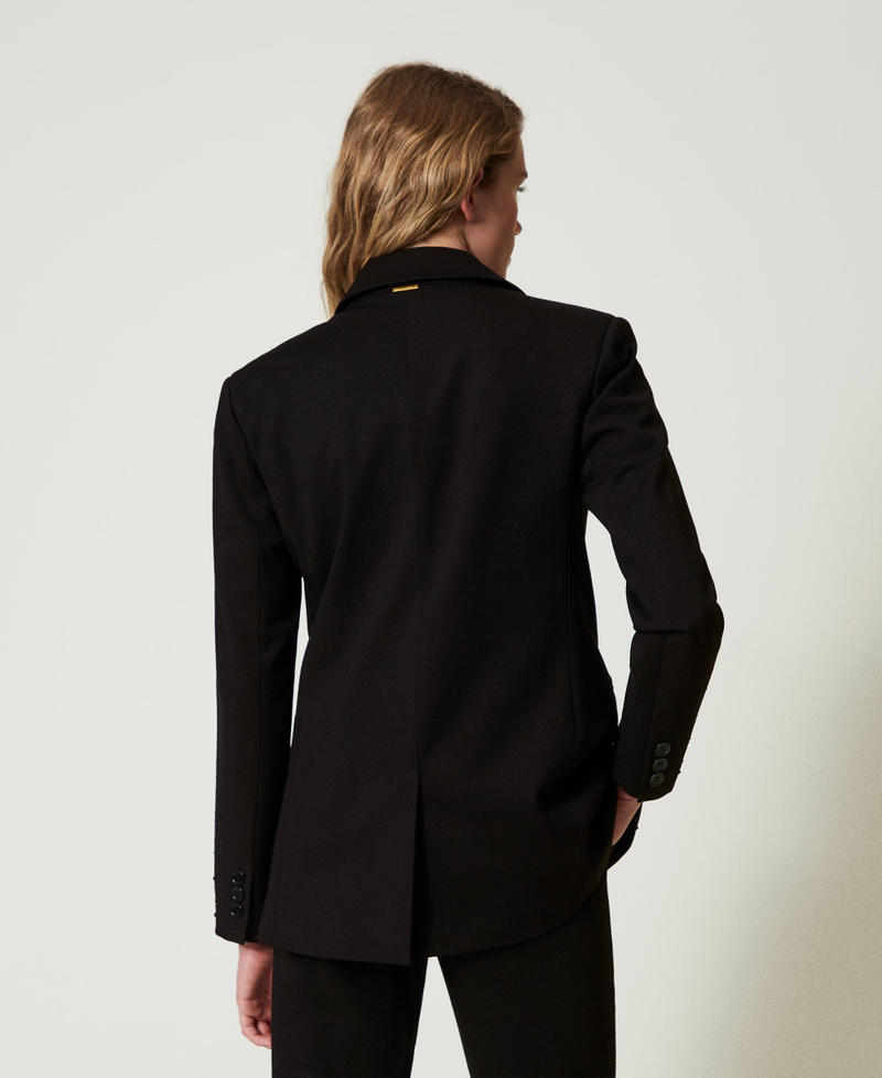 Scee by twin set Giacca blazer con strass dégradé Nuovi prodotti