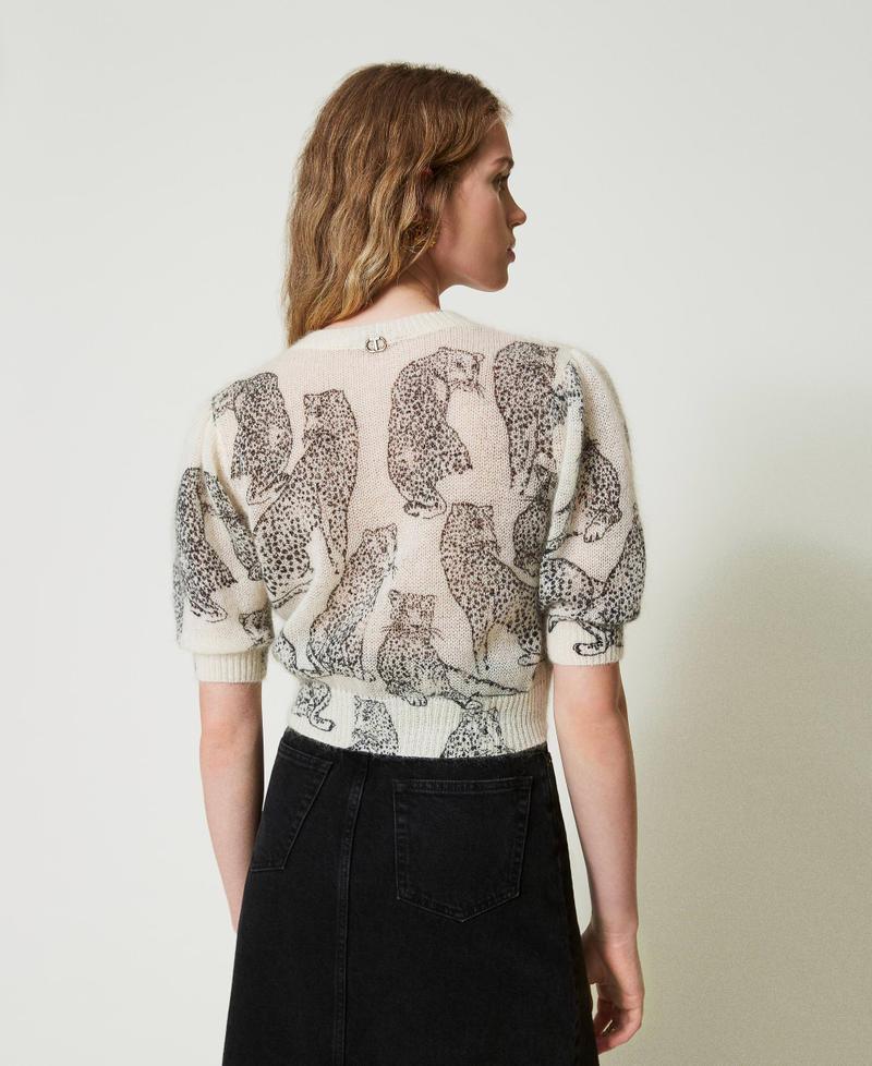 Scee by twin set Maglia cropped in misto lana e mohair 50% di sconto con spedizione gratuita