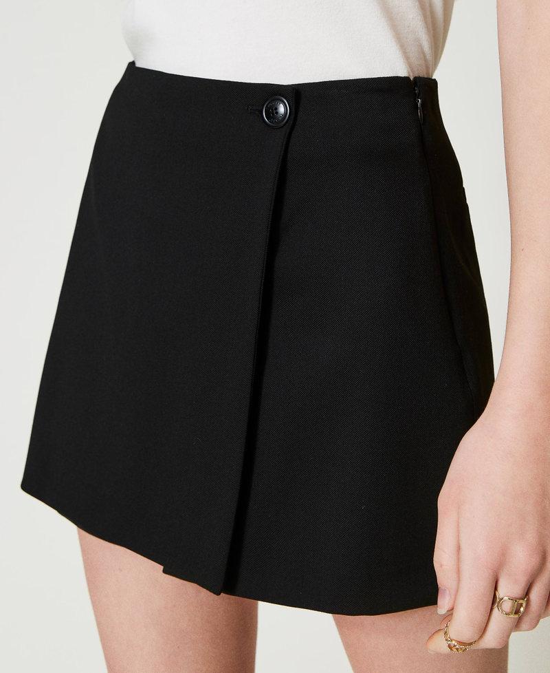 Scee by twin set Shorts a portafoglio in misto lana Vendita