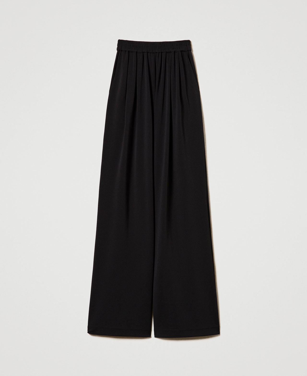Scee by twin set Pantaloni a palazzo in jersey crêpe