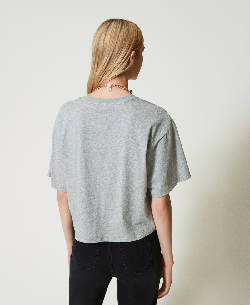 Scee by twin set T-shirt mélange con Oval T Shopping Online