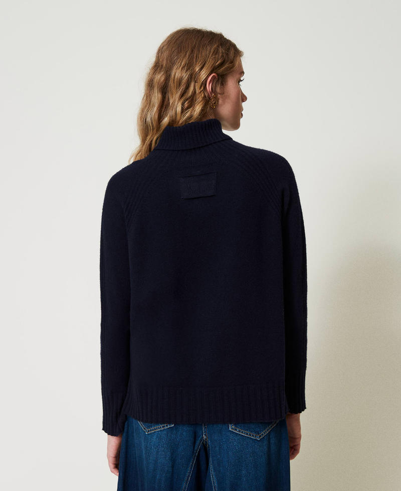 Scee by twin set Maglia dolcevita in lana e cashmere Novità